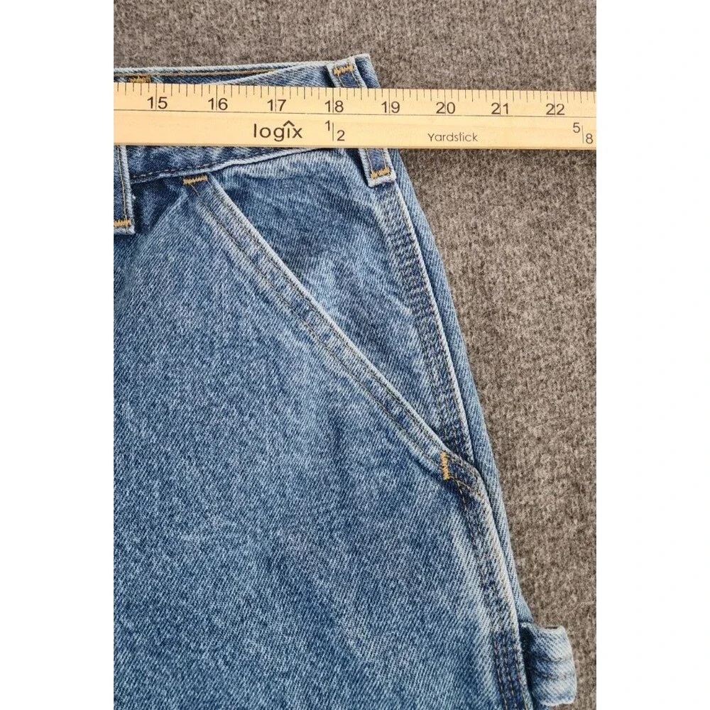 Carhartt Jeans Men's 40x32 Stonewash Dungaree Carpenter Original Fit B237 STW